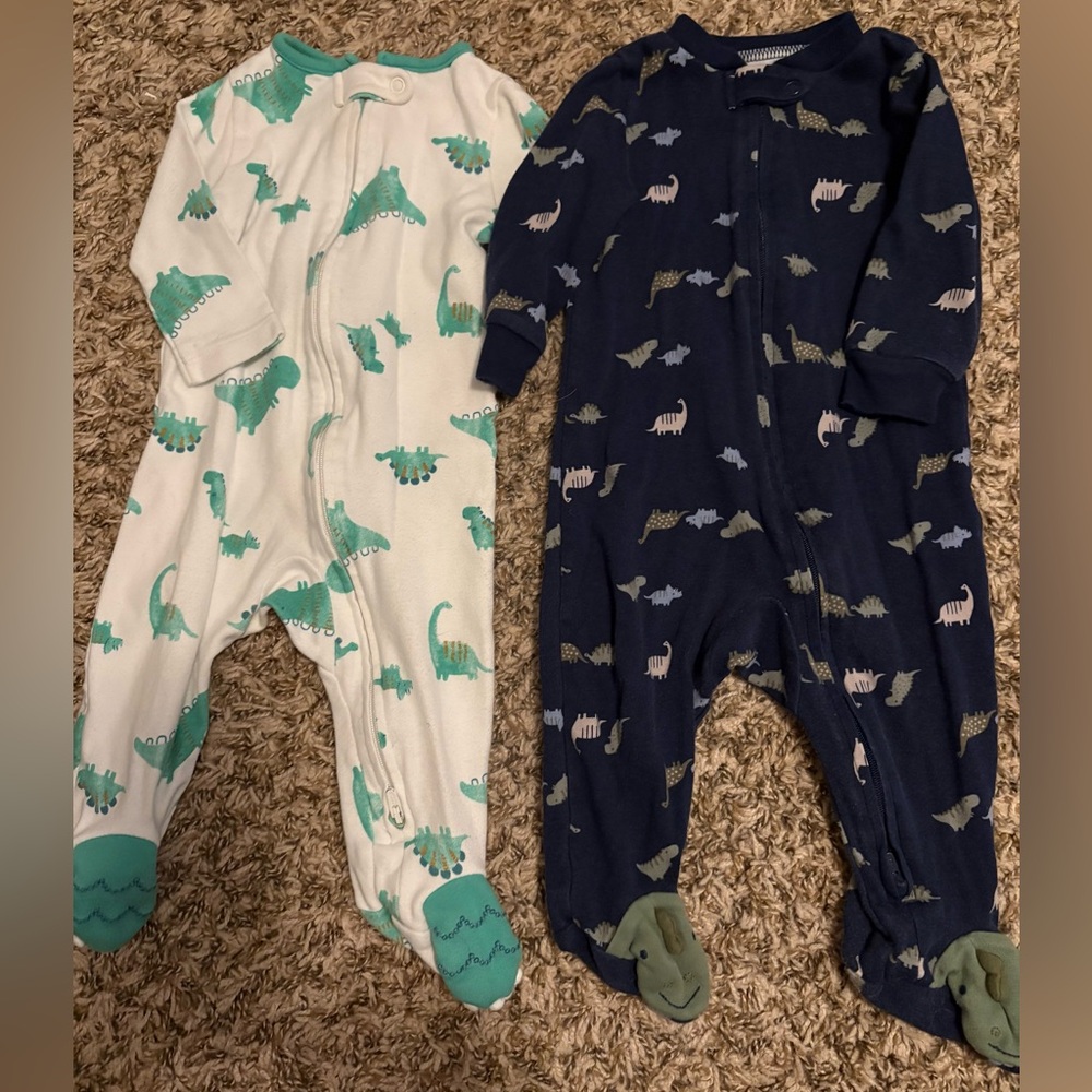 Set of Two Dinosaur PJs